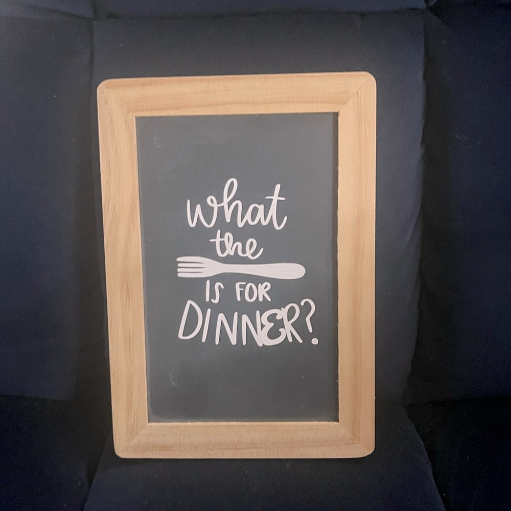 Sign 🪧 “What the Fork is for Dinner”
